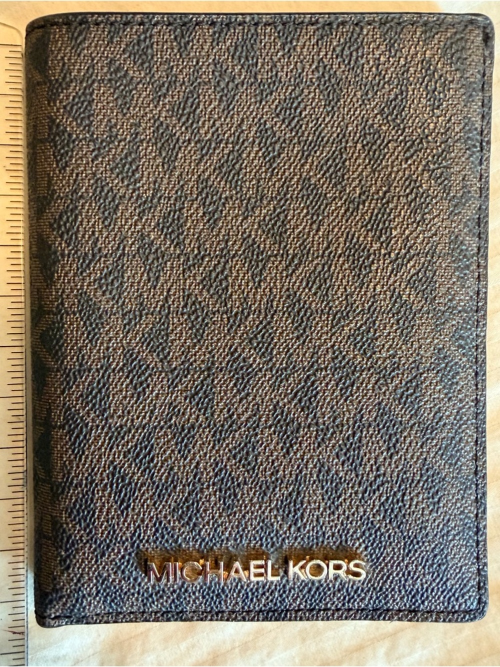 Michael Kors Tan Leather Card & Passport Wallet